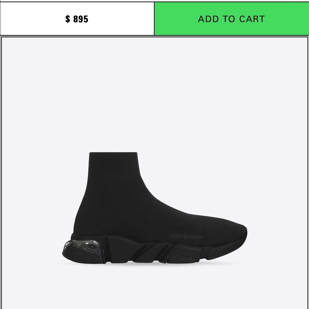 Balenciaga Speed Clear Sole Sneaker